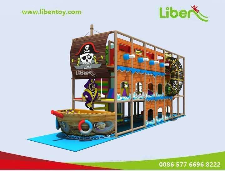 Pirate Themed Indoor Play Structure For Kids